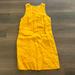 J. Crew Dresses | Jcrew Yellow Linen Dress | Color: Orange/Yellow | Size: Xs