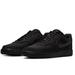 Nike Shoes | Nike Men's Court Vision Low Sneakers Black Canvas Size 9.5 | Color: Black | Size: 9.5