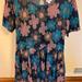 Lularoe Dresses | Lularoe Amelia Dress Floral Print - 3xl - Nwt | Color: Blue/Pink | Size: Xxxl