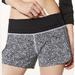 Lululemon Athletica Shorts | Lululemon Run Times Shorts Ditsy Daisy White Black Floral Size 6 | Color: Black/White | Size: 6