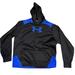 Under Armour Shirts | Large Hooded Under Armour Sweatshirt Men’s Black Blue Logo | Color: Black/Blue | Size: L