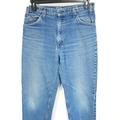 Levi's Jeans | Levi's 550 Denim Jeans 34x30 Blue Fade Orange Tab Distressed Vintage Usa | Color: Blue/Orange/Red | Size: 34