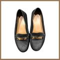 Coach Shoes | Coach Olive Pebble Grain Leather Loafers In Black | Color: Black | Size: 9.5