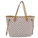 Louis Vuitton Bags | Louis Vuitton Damier Azur Neverfull Mm Tote Bag N41605 Lv Auth 49430 | Color: White | Size: W12.6 X H11.8 X D6.7inch