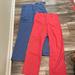 Polo By Ralph Lauren Bottoms | Lot Of 2 Preppy Chinos Blue And Red New | Color: Blue/Red | Size: 14b