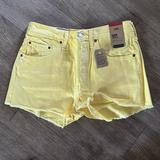 Levi's Shorts | Levi’s 501 Light Yellow Shorts | Color: Yellow | Size: 30
