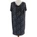 Michael Kors Dresses | Michael Kors Black Animal Print Cowl Neck Mini Dress | Color: Black/Gray | Size: M