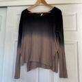 Free People Tops | Long Sleeve Free People Shirt. Size Xs. Non-Smoking. | Color: Black/Tan | Size: Xs