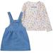 Levi's Matching Sets | Levi's Girls Long Sleeve Tee And Demin Skirtall Jumper Set - 2 Pieces - New | Color: Blue | Size: Various