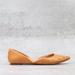 Madewell Shoes | Madewell Whipstitched Embroidered Leather Pointed Toe Size 7.5 Flat Slip On Shoe | Color: Tan | Size: 7.5