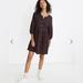 Madewell Dresses | Madewell Plaid Flannel Raglan Button-Front Shirtdress Size 00 | Color: Black/Pink | Size: 00