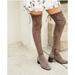 Free People Shoes | Free People Coast To Coast Over The Knee Suede Boot Size 39 Us 9 | Color: Brown/Tan | Size: 9