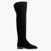 J. Crew Shoes | Like New J. Crew Over The Knee Suede Riding Boots In Black | Color: Black | Size: 8.5