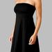 Lululemon Athletica Dresses | Lululemon Beat The Heat Dress Strapless Reversible Black Gray Size 4 Small | Color: Black/Gray | Size: 4