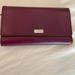 Kate Spade Bags | Kate Spade Large Trifold Wallet. Leather And Good Condition. | Color: Red | Size: Os