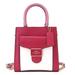 Coach Bags | New Coach Mini Pepper Leather Crossbody Satchel Bag Red Pink White Small C6778 | Color: Pink/Red | Size: Small