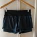 Lululemon Athletica Shorts | Lululemon Running Shorts, Teal, Size 6 | Color: Black/Blue | Size: 6