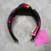 Kate Spade Accessories | Kate Spade Silk Hairband Nwt | Color: Black/Pink | Size: Os