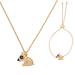 Kate Spade Jewelry | Kate Spade Milo Puppy Dog Necklace/Bracelet Set | Color: Black/Gold | Size: Os