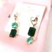 Kate Spade Jewelry | Kate Spade Shine On Mismatched Drop Earrings New Green + Gold Statement Earrings | Color: Gold/Green | Size: Other