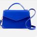 J. Crew Bags | J.Crew Gracie Top-Handle Crossbody Bag Purse In Leather Brilliant Cove Blue | Color: Blue | Size: Os