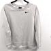 Nike Tops | Nike Dry Fit Crewneck Sweatshirt High Low Hem Slits Arm Zipper Pocket Gray Small | Color: Black/Gray | Size: S
