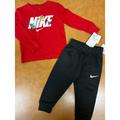 Nike Shirts & Tops | *Nwt* Boys Nike Long Sleeve Tee & Pants Size 2t | Color: Black/Red | Size: 2tb