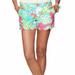 Lilly Pulitzer Shorts | Lilly Pulitzer Buttercup Shorts Size 2 Pink Green Blue White Size 2 | Color: Blue/Pink | Size: 2