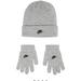 Nike Accessories | Nike Boys' Nan Futura Beanie Set | Color: Gray | Size: 8/20