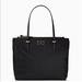 Kate Spade Bags | Kate Spade Black Talya Wilson Road Nylon Tote Bag | Color: Black/Gold | Size: Os