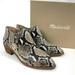 Madewell Shoes | New Madewell Sonia Low Leather Snakeskin Chelsea Boot | Color: Brown/Tan | Size: Various