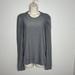 Lululemon Athletica Tops | Lululemon Lab City Heather Gray Long Sleeve Puff Sleeve Activewear Top Size 12 | Color: Gray | Size: 12