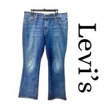 Levi's Jeans | Levi’s 515 Bootcut Medium Wash Distressed Jeans Womens Size 14s Great Condition | Color: Red/Tan | Size: 14s