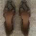 Madewell Shoes | Lightly Worn Madwell Faux Snake Skin Flats | Color: Black/Tan | Size: 7