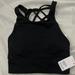 Lululemon Athletica Tops | Lululemon Free To Be Bra High Neck Black Size 2 | Color: Black | Size: 2