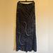 Zara Skirts | Long Light Weight Zara Maxi Skirt. Dark Navy Size Small. | Color: Blue | Size: S