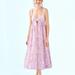 Lilly Pulitzer Dresses | Lilly Pulitzer Sabrinah Midi Dress Purple Quartz Sunshine Swirl Embroidery | Color: Purple/White | Size: 6