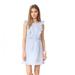 Madewell Dresses | Madewell 100% Cotton Blue Ruffle Dress | Color: Blue | Size: 10