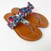 Jessica Simpson Shoes | Jessica Simpson Floral Bow Thong Sandals | Color: Pink | Size: 7