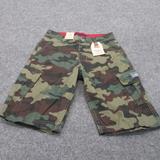 Levi's Bottoms | Levis Shorts Boys 10 Camo Cargo Elastic Waist Outdoors Hiking Casual Youth New | Color: Brown/Tan | Size: 10b
