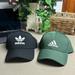 Adidas Accessories | Adidas Aeroeady Green Hat Velcro Back One Black Adidas Lightweight Snapback | Color: Black/Green | Size: Os