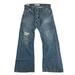 Levi's Jeans | Levi’s 527 Jeans Mens 34x32 Blue Bootcut Distressed Wide Leg Casual Farm Work | Color: Blue | Size: 34