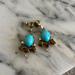 J. Crew Jewelry | Jcrew Statement Earrings | Color: Blue/Brown | Size: Os