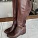 Nine West Shoes | Leather Nine West Knee High Boots | Color: Brown | Size: 6