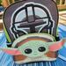 Disney Accessories | Mandalorian/Baby Yoda Backpack | Color: Black/Green | Size: Osbb