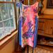 Lilly Pulitzer Dresses | Lily Pulitzer - Jackie Silk Shift Dress Size S Small Floral Lined | Color: Blue/Pink | Size: S