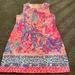 Lilly Pulitzer Dresses | Lilly Pulitzer Mila Stretch Shift Pascha Pink Aquadesiac Engineered - 10 | Color: Blue/Pink | Size: 10