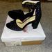 Jessica Simpson Shoes | Jessica Simpson Black Colorful Chunky Glitter Heel. Only Worn Once For Prom. | Color: Black | Size: 6.5