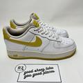 Nike Shoes | Nike Womens Sz 8 Air Force 1 Bright Citron Lace Up Walking Sneakers Yellow Shoes | Color: Yellow | Size: 8