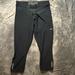 Nike Pants & Jumpsuits | Black Nike Cropped/Capri Tights/Leggings Size Large | Color: Black | Size: L